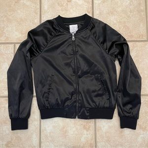Satin Bomber Jacket